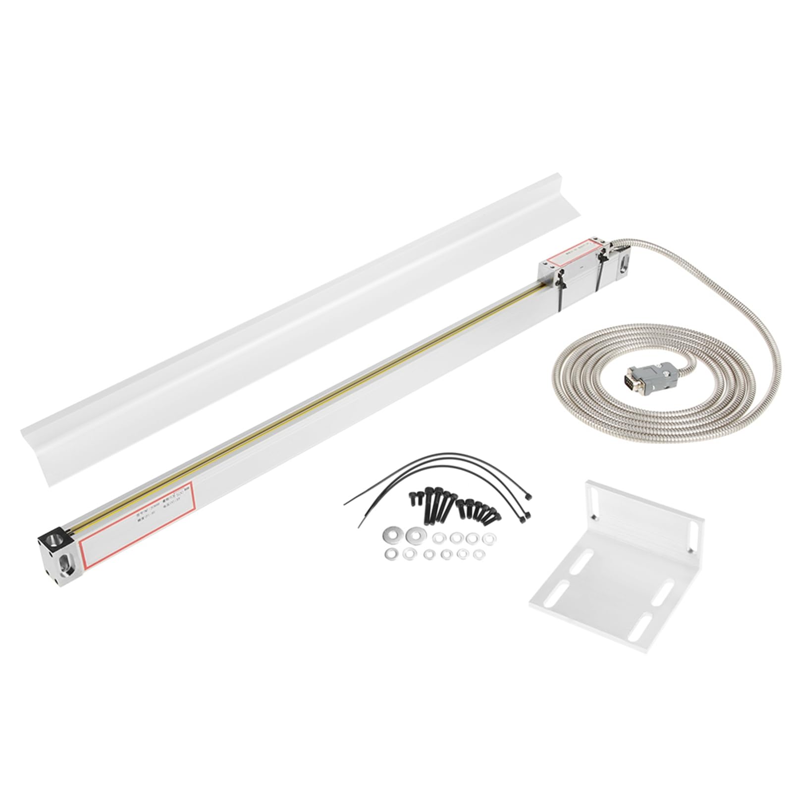 Scale, Metal Linear Scale Linear Encoder Electronic Scale Set for Digital Lathe JC800 Data Display Encoder Measurement