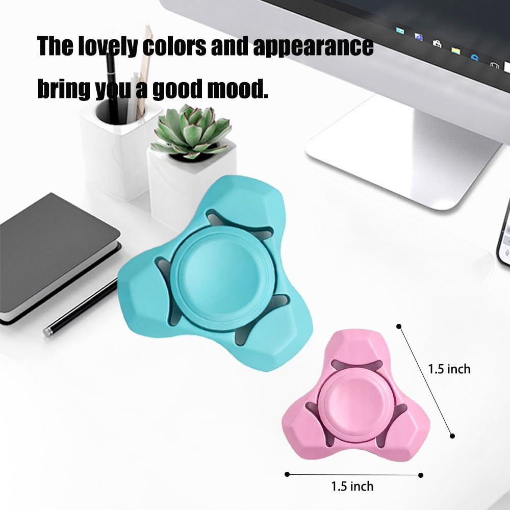 Amazon | 金属製フィジェットスピナートイ 大人用 ステンレススチール