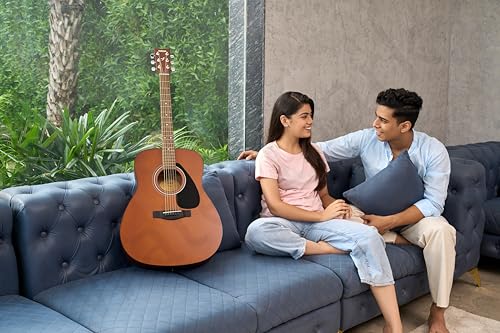 Image of Yamaha F280 Acoustic Guitar - 6-String Dreadnought Body, Wood Brown Finish, Laminated Spruce Top, Balanced and Rich Tone, Smooth Neck Profile, Durable Build for Comfortable Playability