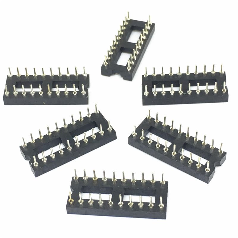 Wiring Connecting Terminals - 20P Round Hole IC Block 20P Round Hole chip Holder DIP-20 Socket DIP20