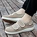 Imagen de Hsyooes Zapatillas Diabéticos Mujer Sandalias de rehabilitación Hombre Extra Anchas Zapatos Pies Hinchados Ajustables Zapatos Ortopédica Marrón EU37