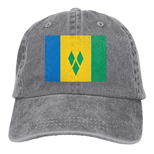longkouishilong Flag of Saint Vincent and The Grenadines Unisex Adult Baseball Hat Sports Outdoor Cowboy Cap