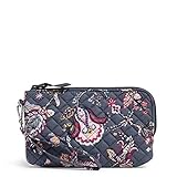 Vera Bradley Cotton Wristlet with RFID Protection, Felicity Paisley