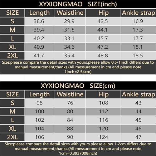 XYXIONGMAO Men's Light Wash Denim Cargo Pants Streetwear Casual Baggy Drawstring Elastic Waist & Oversized Pockets for Men2