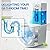Vacplus Toilet Bowl Cleaners - 20 Pack Long-Lasting Toilet Cleaner Tablets, Prevent Stains & Deodorize, Blue