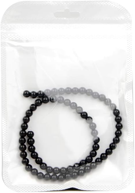 6mm Black Onyx Agates Round Loose Beads for Jewelry Making
