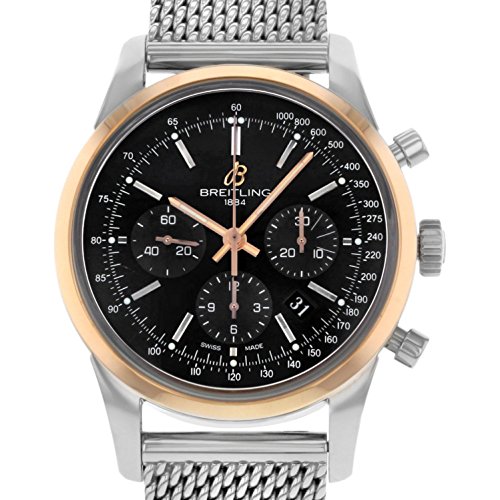 Breitling Men's UB015212-BC74 Transocean Analog Display Swiss Automatic Black Watch2