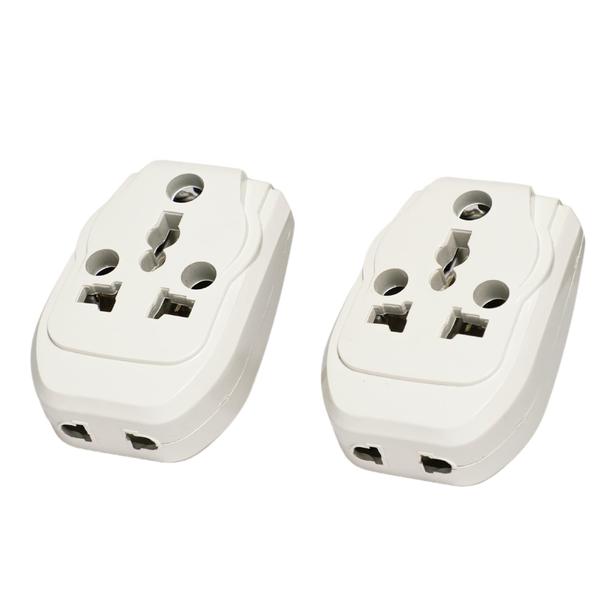gc enterprises Universal 3-PIN Universal Multiplug Light to Power, for 2-pin & 3-pin sockets - Set of 2 (B099FN1F1V) Amazon Price History, Amazon Price Tracker