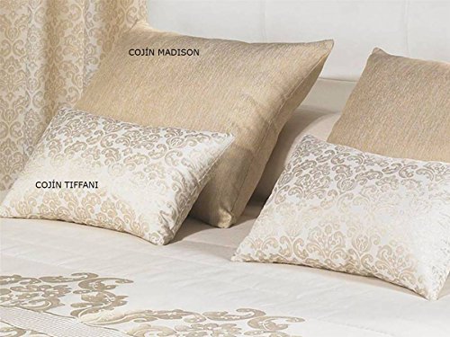 Tejidos JVR LaNovenaNube - Cojín Madison 50x60 cm - Color Oro con Relleno