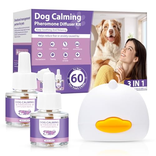 Dog Pheromones Calming Diffuser 3 In 1 Advanced Kit Appeasing Phe...