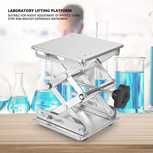 Soporte de plataforma de elevación de laboratorio regulable hasta 250 mm de altura 7