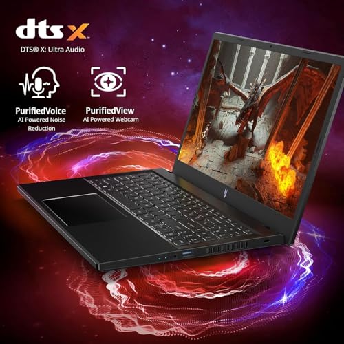 Nitro V 15 Notebook Gaming, Processore Intel Core i9-13900H, Ram 32 GB DDR5, 1024 GB SSD, Display 15.6" FHD IPS 165 Hz LED LCD, NVIDIA GeForce RTX 4060 8 GB, Windows 11 Pro - Notebook - Immagine 5