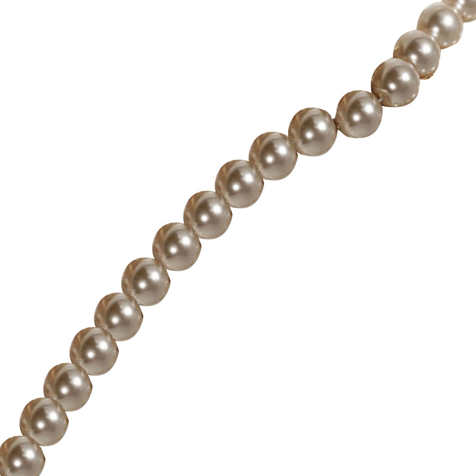 Qusinfc Simulated Round Pearls Beads 8mm Glass Craft Supplies for Fashion Jewelry, Earrings Glass Imitation Pearls Bead Beads Round Imitation