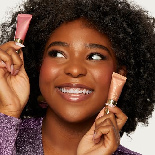 tarte glowing cheeks blush tape amp glow tape duo  buildable cream blush amp illuminating highlighter with lightweight mineral pigments amp shea butter for hydrating radiant glow vegan amp cruelty free