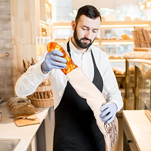 8 Pcs Linen Bread Bags For Homemade Bread 2 Sizes Natural Bread Storage Bags Reusable Artisan Bread Storage Unbleached Bread Container Gift Bags For Home Bakery Picnic Gifts 12 X 15 In 6 X 26 In #TOP6