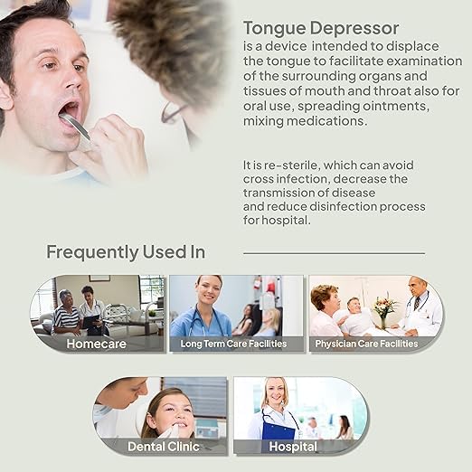 Bos Medicare Surgical® S-Shape Stainless Steel Tongue Depressor – Pack of 2 | Premium Medical Instrument Bos Medicare Surgical® S-Shape Stainless Steel Tongue Depressor – Pack of 2 | Premium Medical Instrument