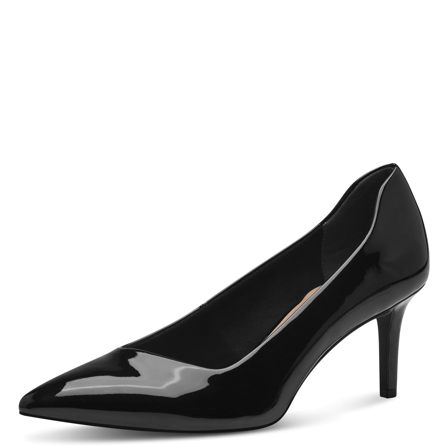 Tamaris Unisex Black Pointed Heels Size 39