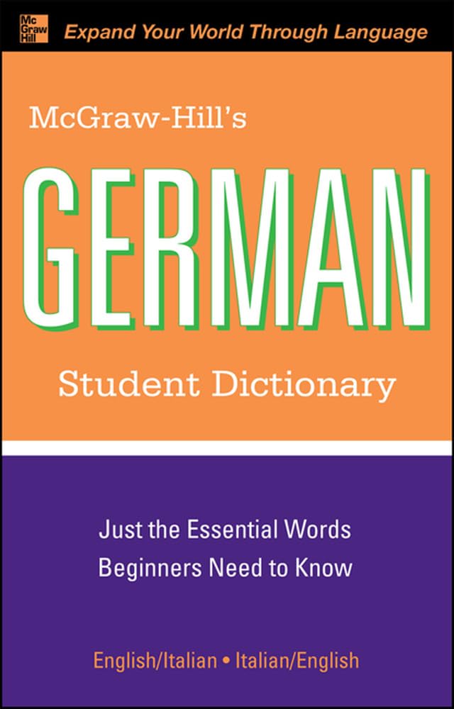 McGraw-Hill's German Student Dictionary (McGraw-Hill Dictionary Series)