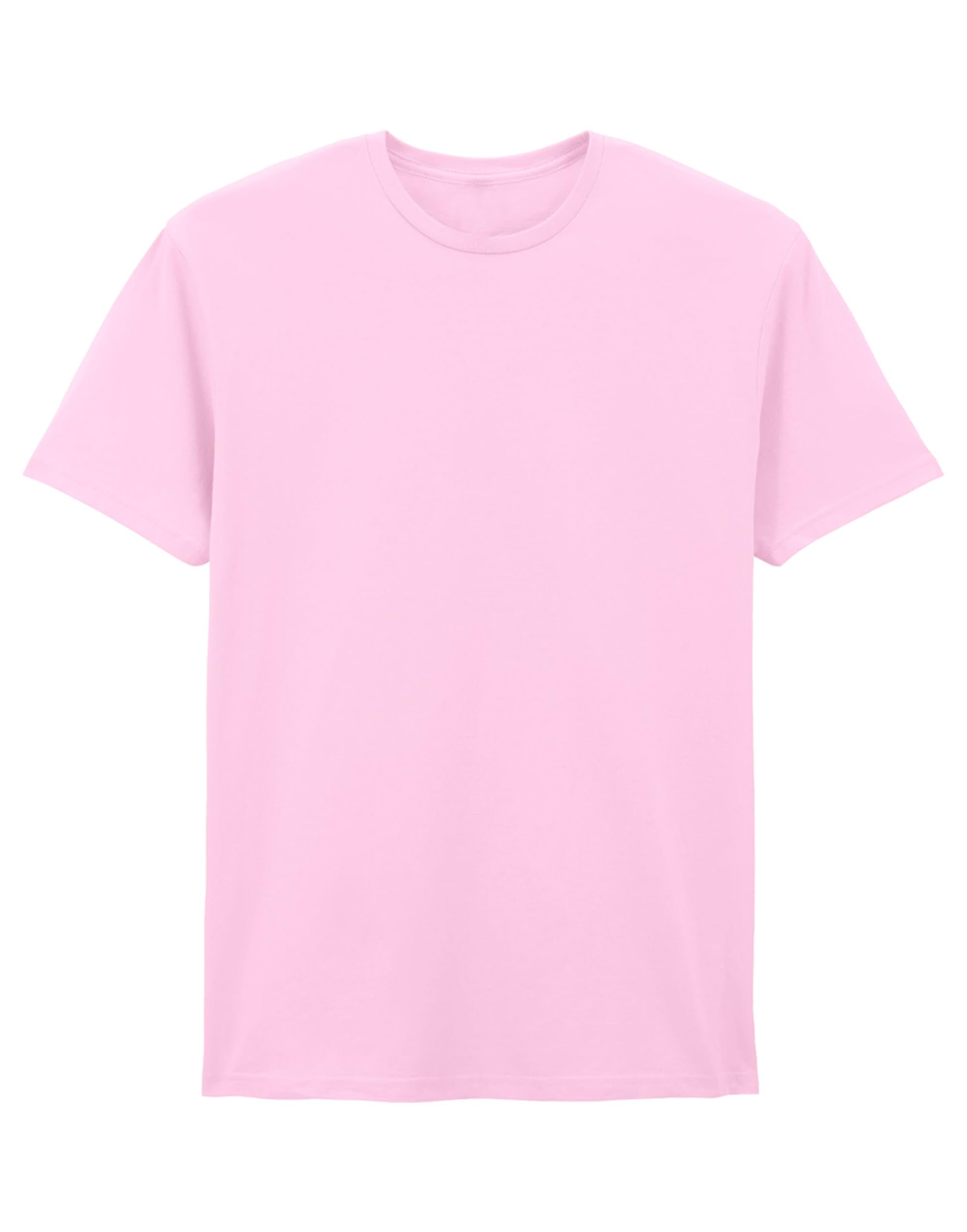 COOZO Softstyle Short Sleeve T-Shirt for Men - Light Pink - 3XL
