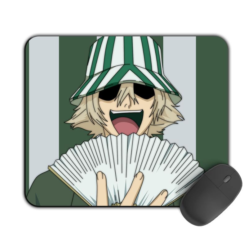 Image of Printed Designer Mouse Pad Funny Kisuke (200MM X 240 X 3MM) Enhance Gaming and Work Performance Comfortable and Precise Non-Slip Water Proof Bleach Mouse Pad.