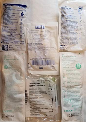 ThrivingPets IV Administration Set Sample Pack of 6 Most Popular IV Sets
