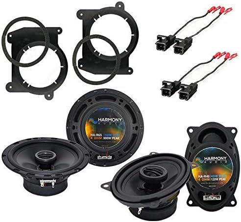 Harmony Audio Paquete de actualización de altavoz de repuesto de fábrica R46 R65 OEM compatible con Chevy S-10 Truck 2002-2004