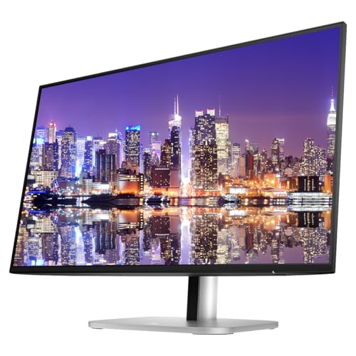 Image of HP Series 5 Pro 27-inch 527pu Full HD (1920 x 1080) LCD Monitor, 2-Pack USB-C Daisy Chain, DisplayPort, USB Hub Bundled with Desk Mount Dual Monitor Stand