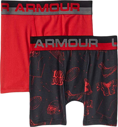 Image of Under Armour Big Boys' 2 Pack Performance Boxer Briefs