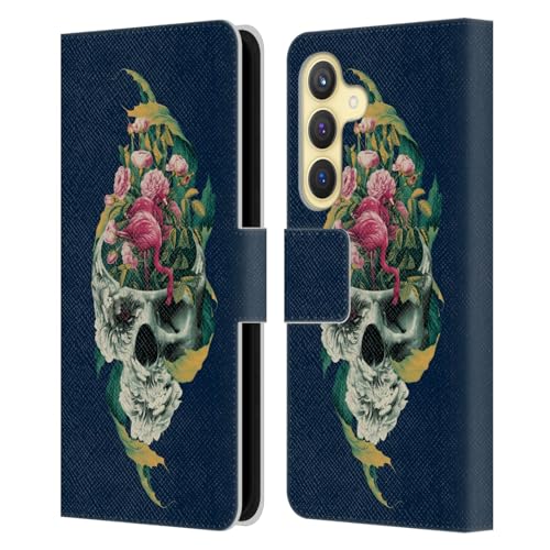 Funda Cuero Samsung Galaxy S24 5G Riza Peker Vida y Muerte Calaveras