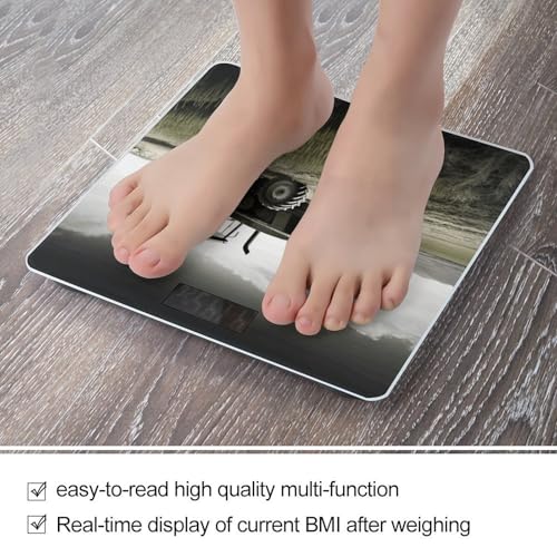 Báscula digital de baño capacidad 400 lb vidrio templado miniatura 5
