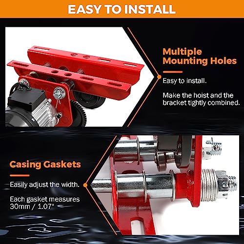 Beamnova 1 Ton 2204 Lbs Electric Trolley For Power Hoist thumb #3