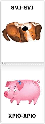 Miniatura 2 de Juego de 8 libros de terapia del habla en ruso - Aprende tarjetas flash de aprendizaje del alfabeto ruso - Mis primeras palabras en ruso - Sílabas