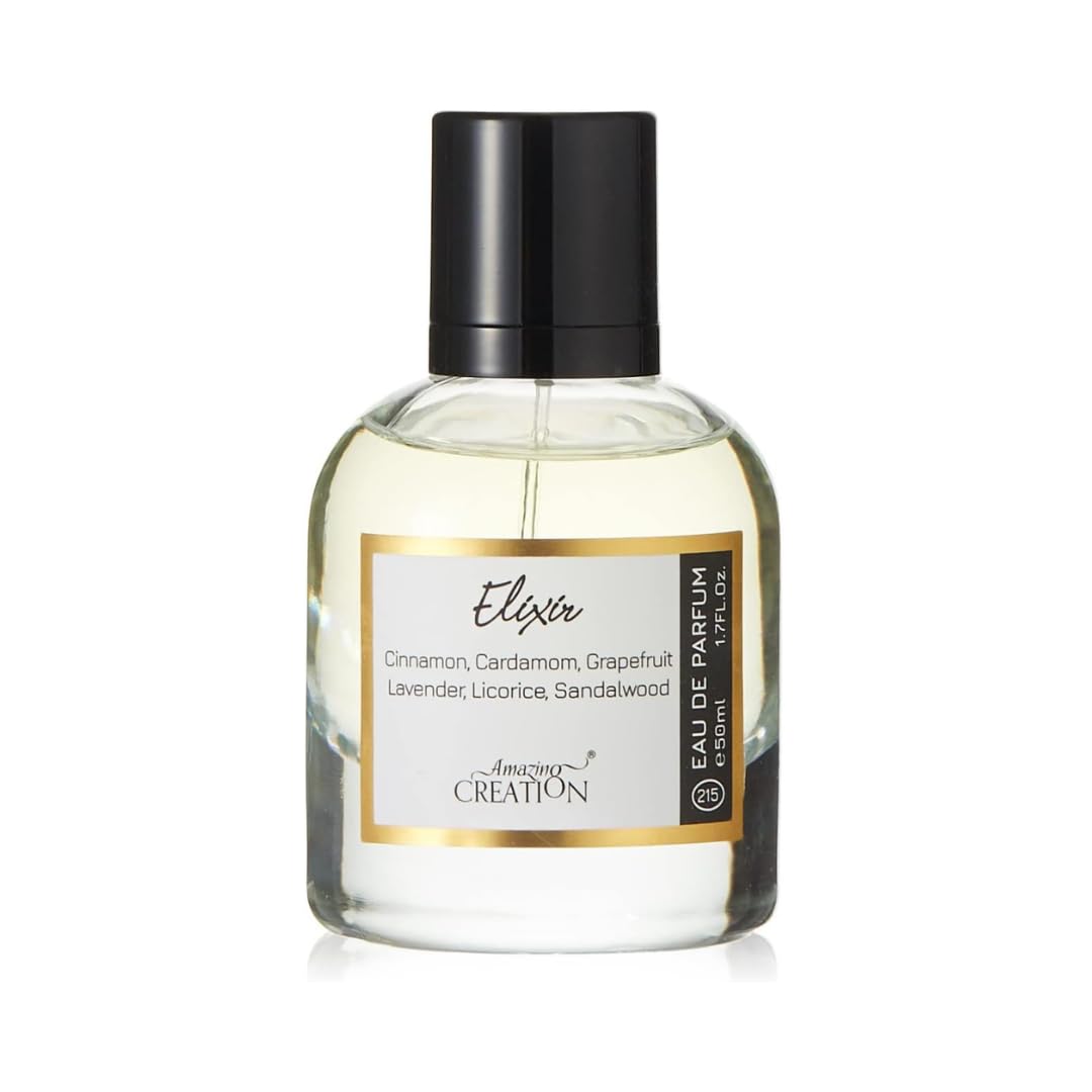 Elixir Eau de Parfum - Lavender & Amber Fragrance for Men 1.7 Fl Oz / 50ml
