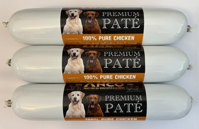 Anco Premium Pate (3 x 400g Rolls) - 100% Pure Chicken