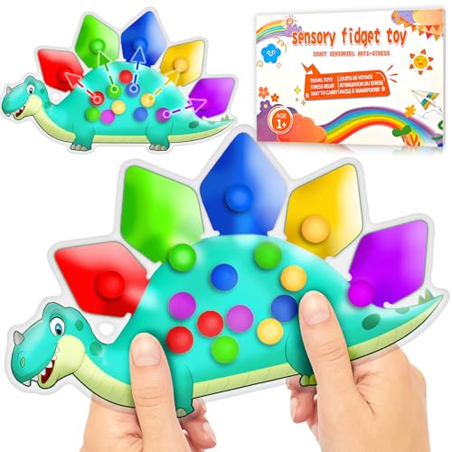 Christmas Stocking Stuffers Dinosaur Color Sorting...