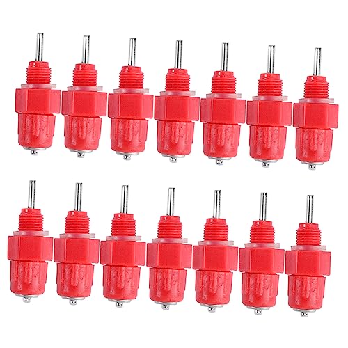 OFFSCH Chicken Feeder and Drinker Bucket 25 Pcs Chicken Waterer Screw Style Nipples for Easy Installation and Water Conservation