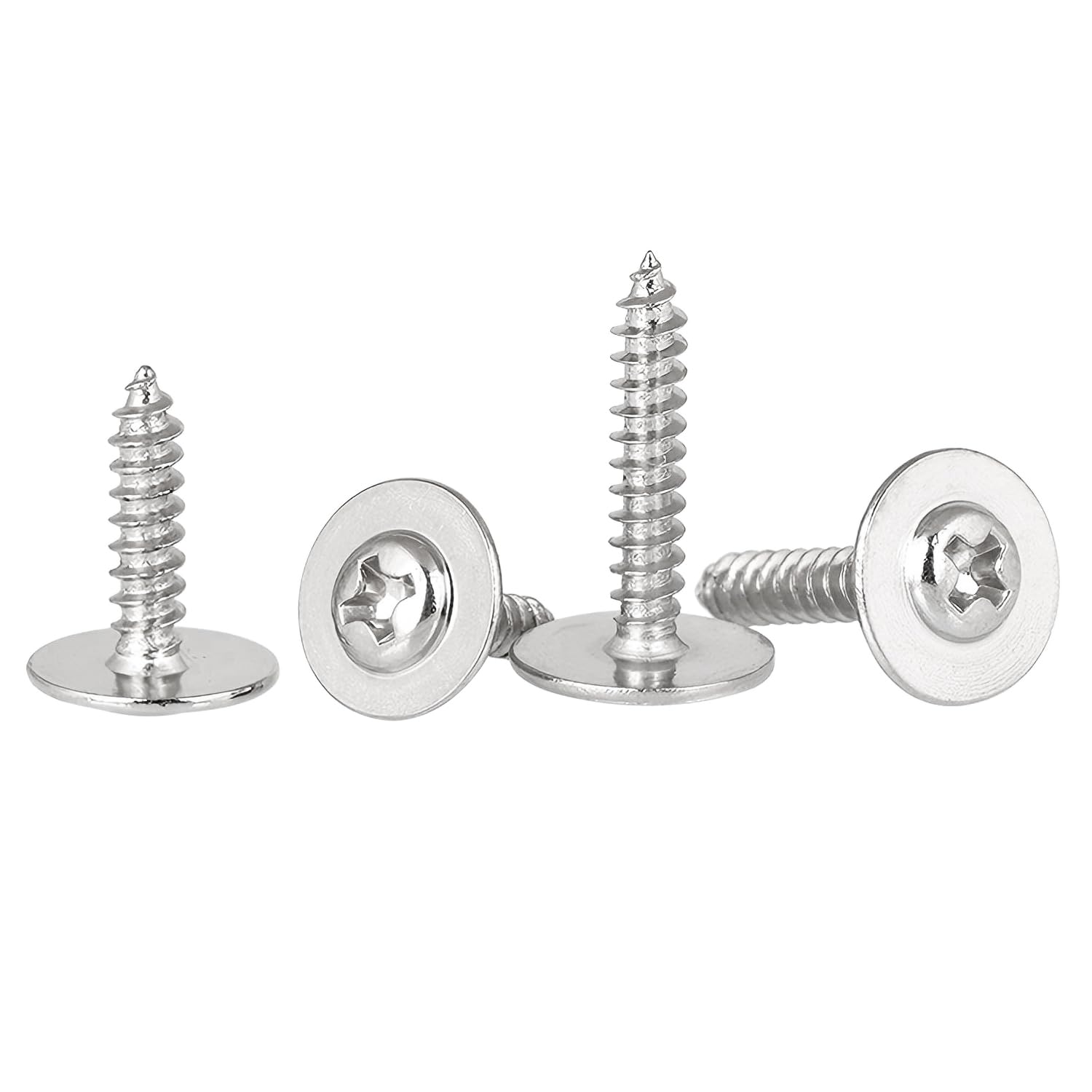 25 Pezzi Viti Autofilettanti a Testa a Croce, M3 x 10 x 8 mm Viti per Legno in Acciaio Inox 304, per Plastica e Legno