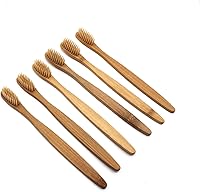Vista 2 de Healifty Juego de 8 cepillos de dientes naturales de bambú para dientes sensibles