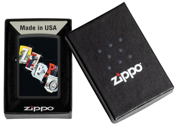 Encendedor Zippo personalizado con grabado negro mate miniatura 3