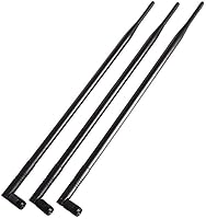 Vista 8 de Antena de tres bandas WiFi 6E 2X 10dBi 2.4GHz/5GHz/5.8GHz de alta ganancia MIMO RP-SMA macho para enrutador WiFi, tarjeta PCIe, adaptador