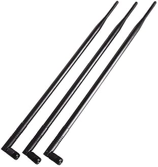 10dBi 2.4GHz 5GHz WiFi Booster Omni Directional Antenna RP-SMA for Wireless Router Network Devices PC Security Cameras Wireless Outdoor Internet Extender Booster USB Adapter WiFi Card