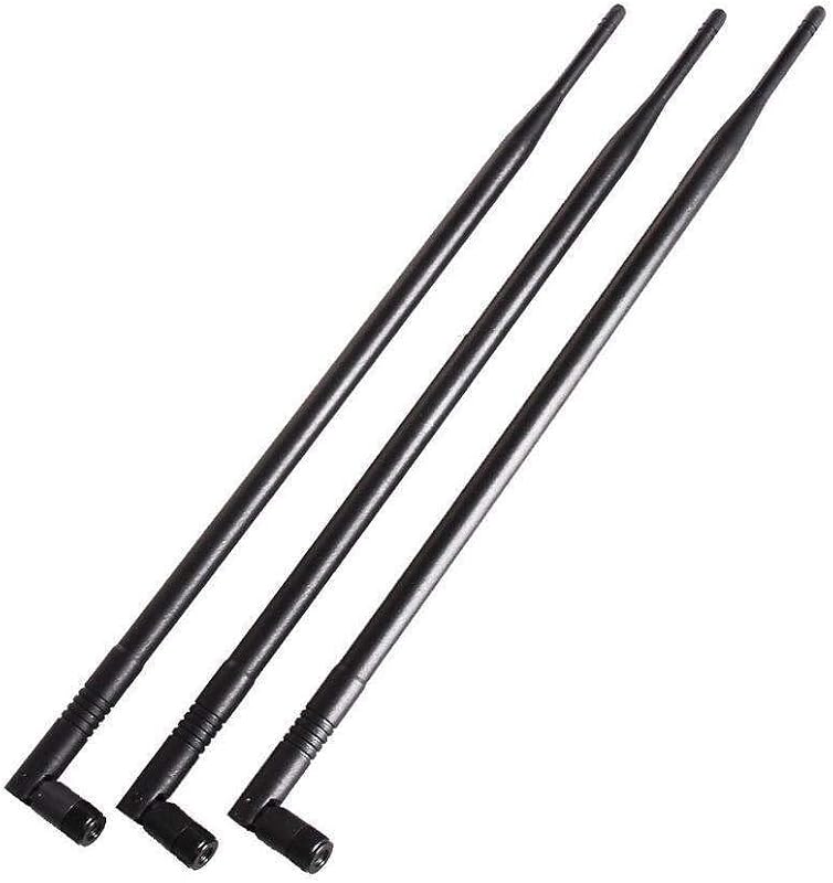 TREADALT-TEC 10dBi WiFi Erősítő Antenna RP-SMA - Kompatibilis Asus Router RT-AC66U, RT-N66U, RT-N16, AC1750, D-Link Routerekhez