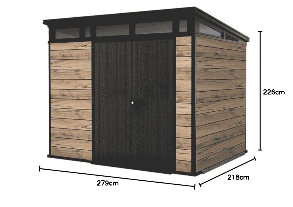 Abri de Jardin Signature 97 - Aspect Bois Douglas - 6m2 - KETER