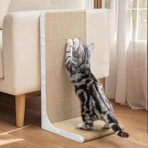 Conlun Rascador para Gatos, 58 cm Forma en L Montable...
