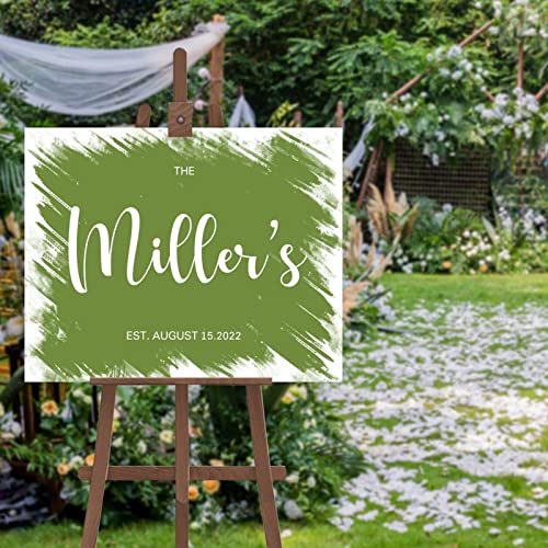 Cadeau de mariage personnalisé panneau calligraphie moderne