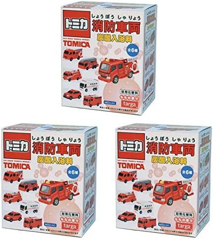 Amazon トミカ消防車両 マスコット入りバスボール 炭酸入浴料 ３個セット フリクションカー おもちゃ