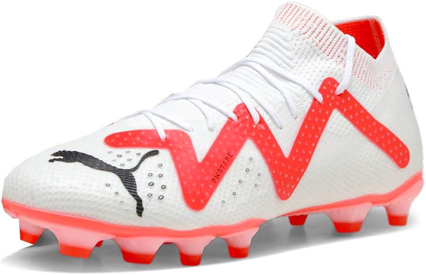 PUMA Mens Future Pro Soccer Cleats Cleated, Firm Ground, Turf - Pink, White - Size 8.5 M