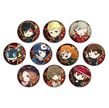 ペルソナ5　双葉　缶バッジ ペルソナ 5 PERSONA 5 缶バッジ コースター 佐倉双葉 3個セット