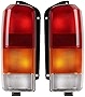 EPIC LIGHTING Rear Brake Tail Lights Lens and Housing Assembly Replacement for Jeep 1997-2001 Cherokee [ CH2800128 CH2801128 4897399AA 4897398AA ] Left + Right Side Pair