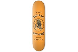Zig-Zag Skateboard: Custom Art Haven for Skateboard Enthusiasts